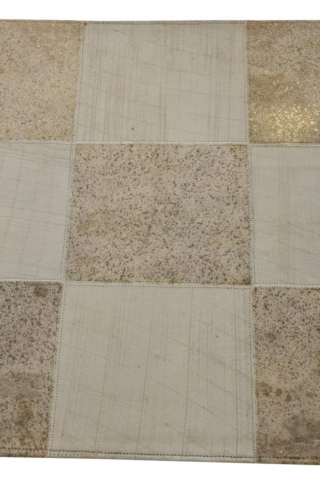 Detail image of 2' x 3' Cowhide Leather Rug