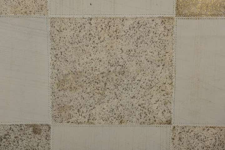 2' x 3' Cowhide Leather Rug