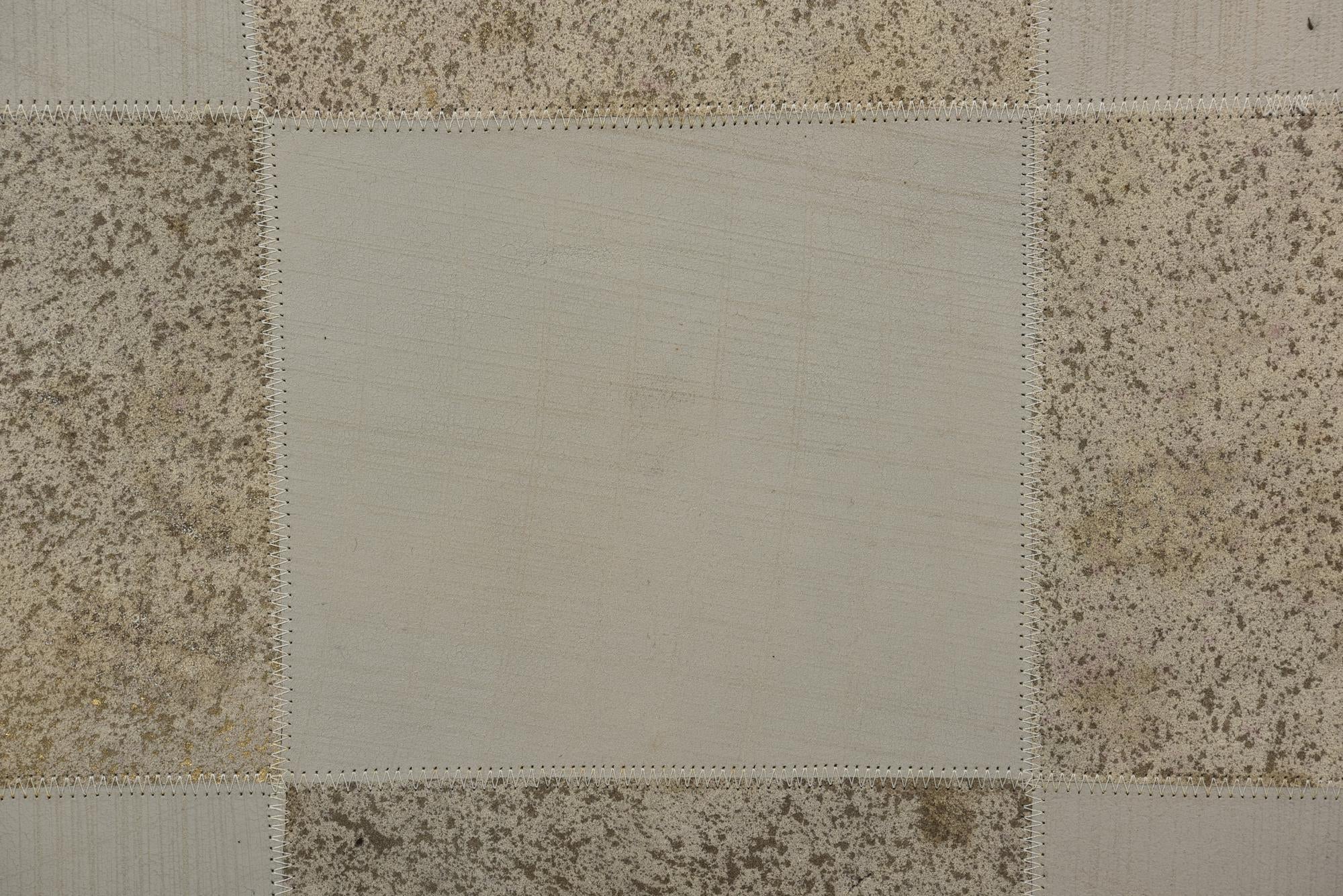 2' x 3' Cowhide Leather Rug