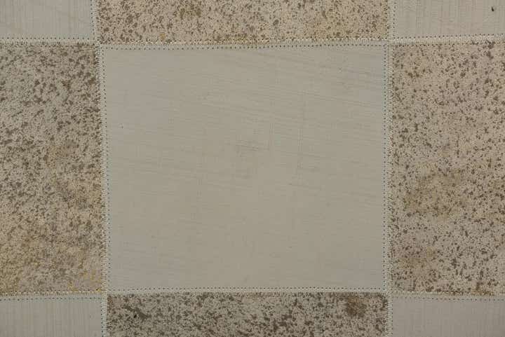 2' x 3' Cowhide Leather Rug