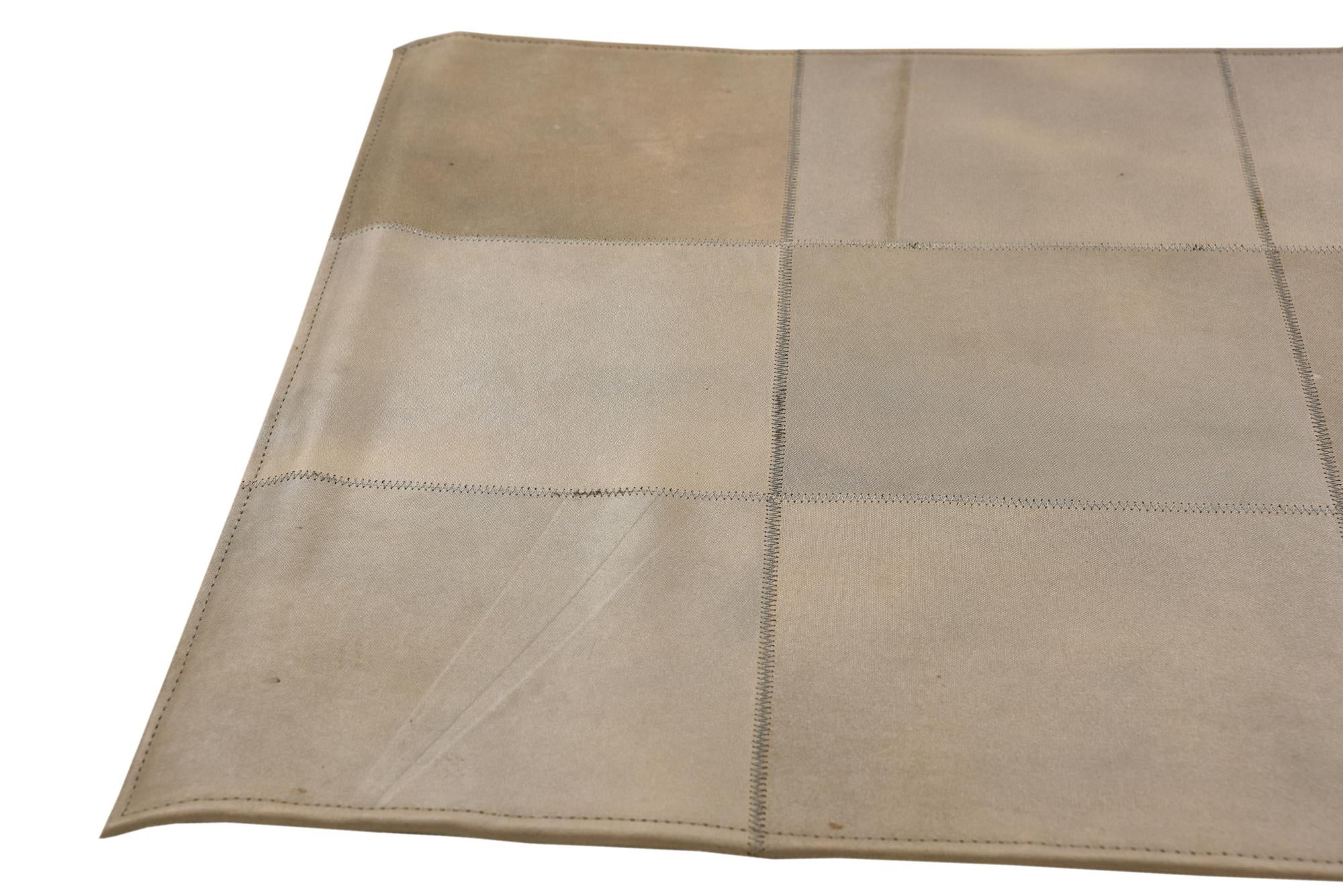 2' 1 x 3' 1 Cowhide Leather Rug