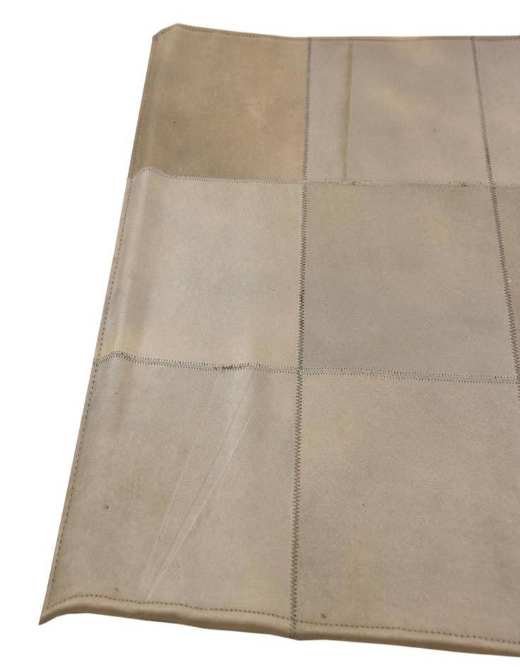 Detail image of 2' 1 x 3' 1 Cowhide Leather Rug