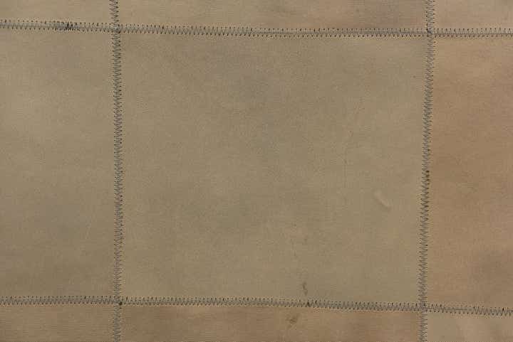 65cm x 95cm Cowhide Leather Teppich