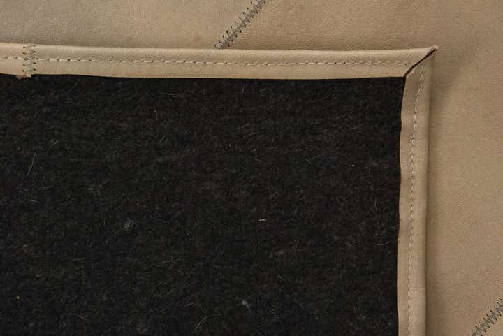 65cm x 95cm Cowhide Leather Teppich