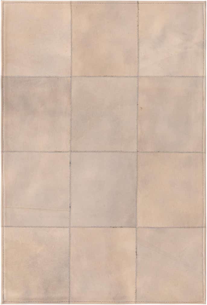 65cm x 95cm Cowhide Leather Teppich