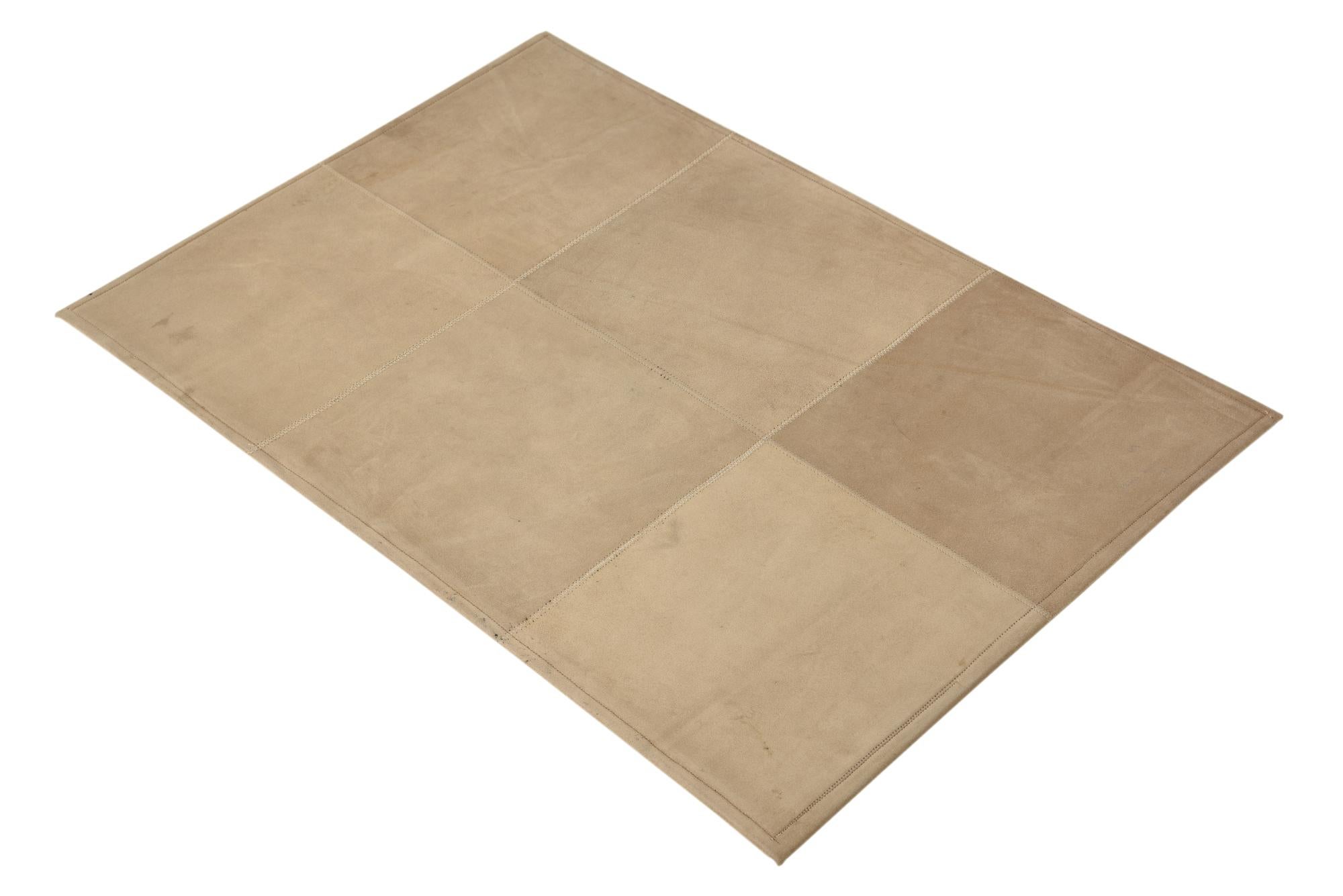 2' x 3' Cowhide Leather Rug