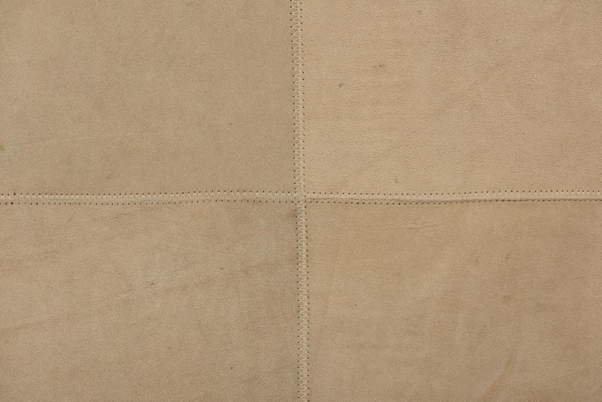 2' x 3' Cowhide Leather Rug