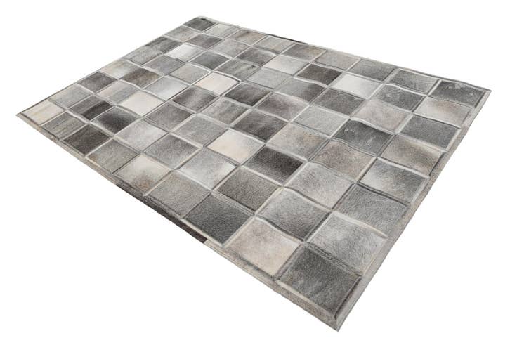 Detail image of 5' 4 x 7' 7 Cowhide Leather Rug