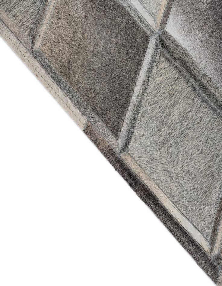 Detail image of 5' 4 x 7' 7 Cowhide Leather Rug