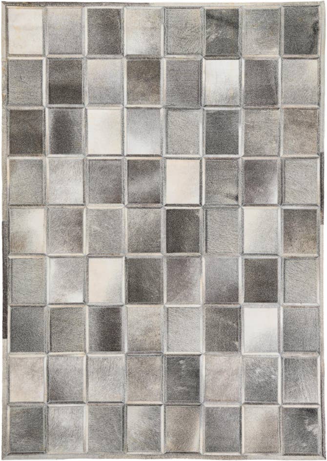 Detail image of 5' 4 x 7' 7 Cowhide Leather Rug