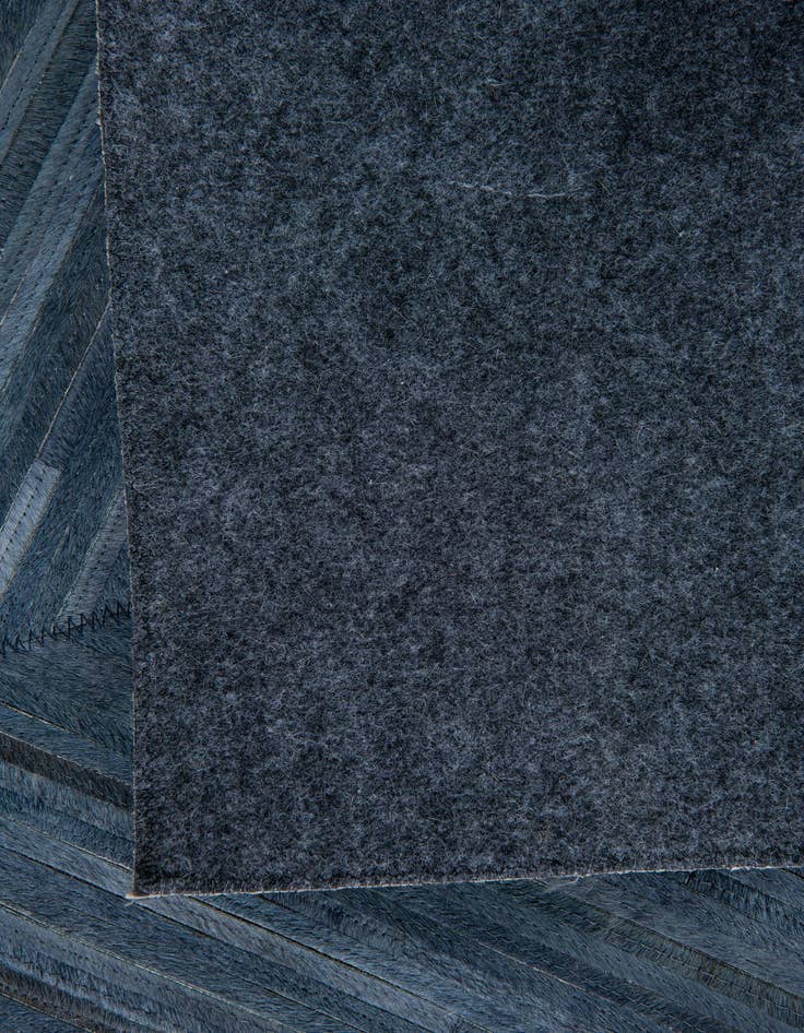 Detail image of 5' 2 x 8' Cowhide Leather Rug