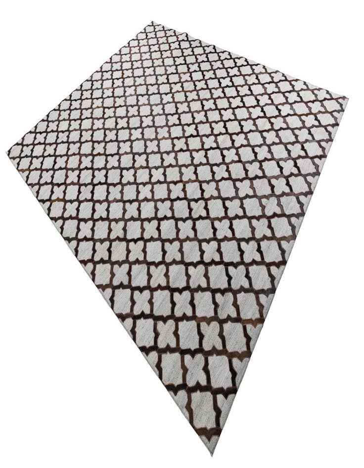 Detail image of 8' x 9' 10 Cowhide Leather Rug