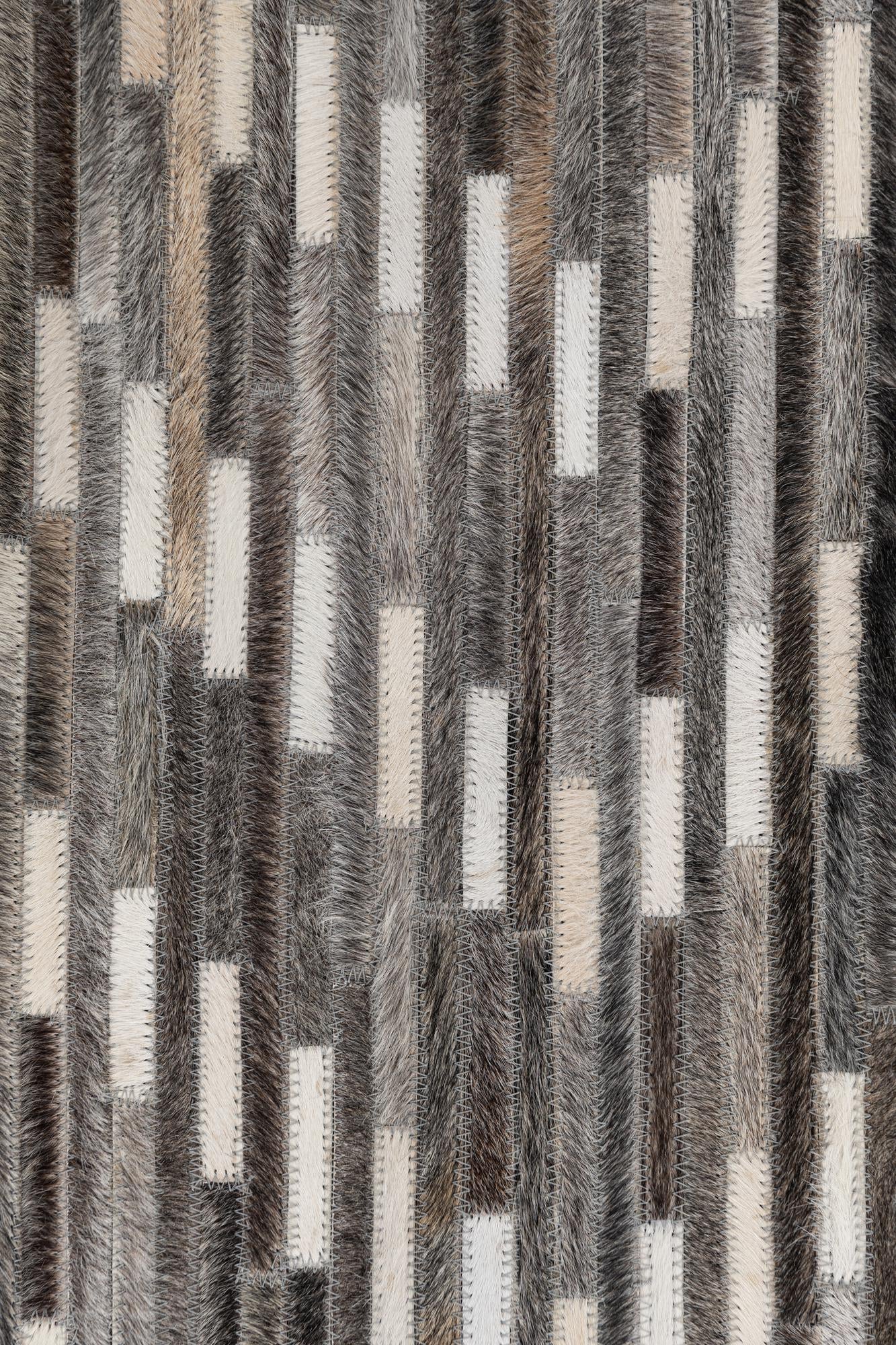 4' x 6' Cowhide Leather Rug