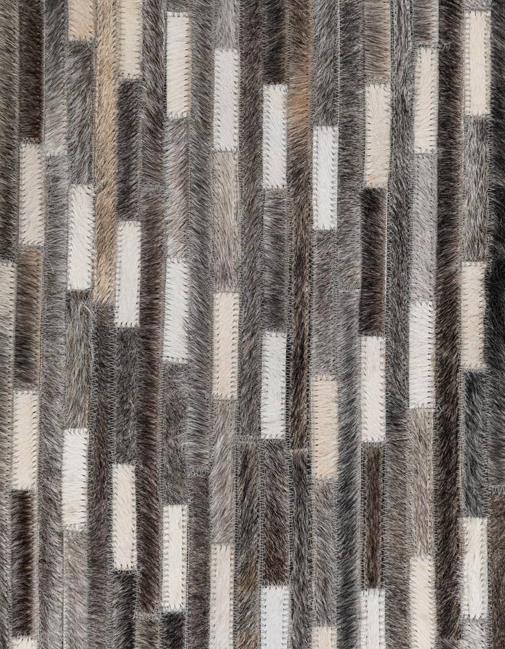 Detail image of 4' x 6' Cowhide Leather Rug