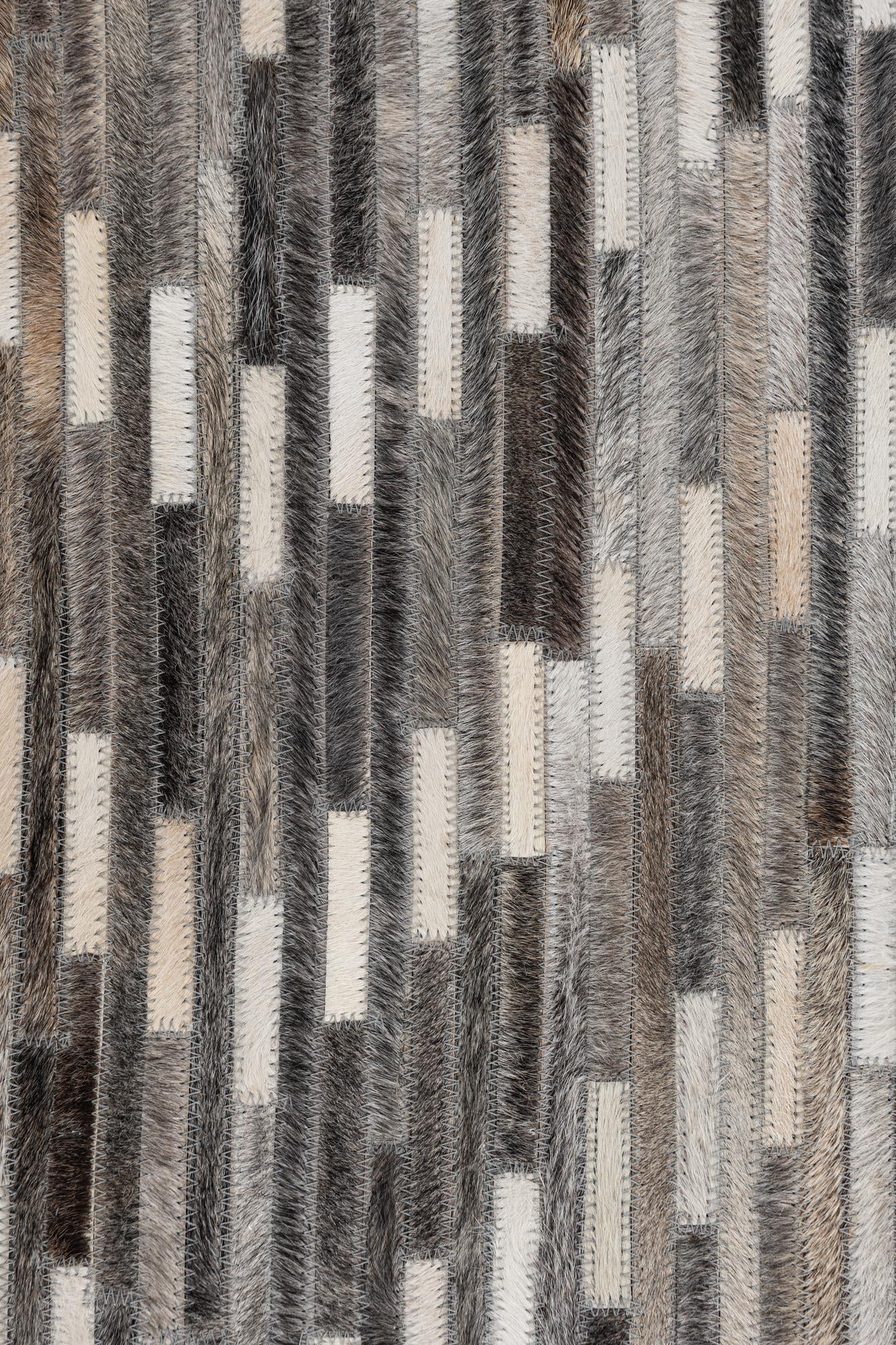 4' x 6' Cowhide Leather Rug