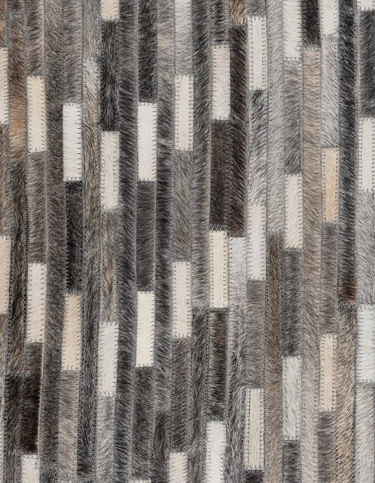 Detail image of 4' x 6' Cowhide Leather Rug