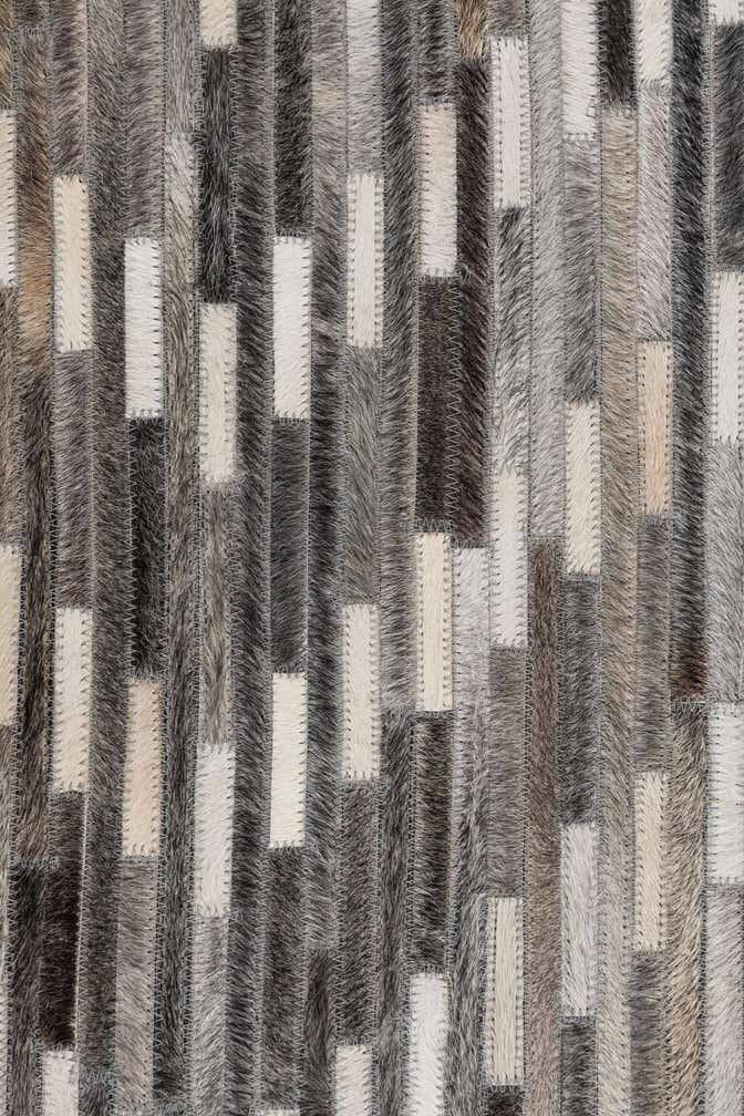4' x 6' Cowhide Leather Rug