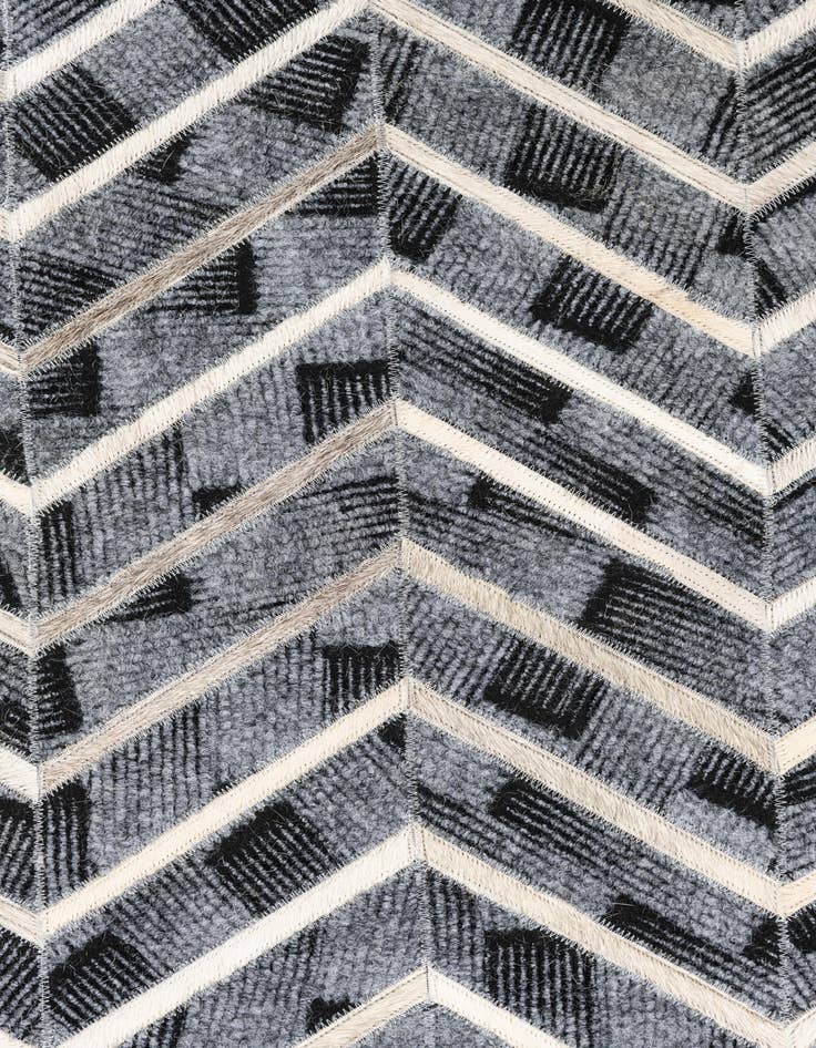 Detail image of 5' x 8' Cowhide Leather Rug