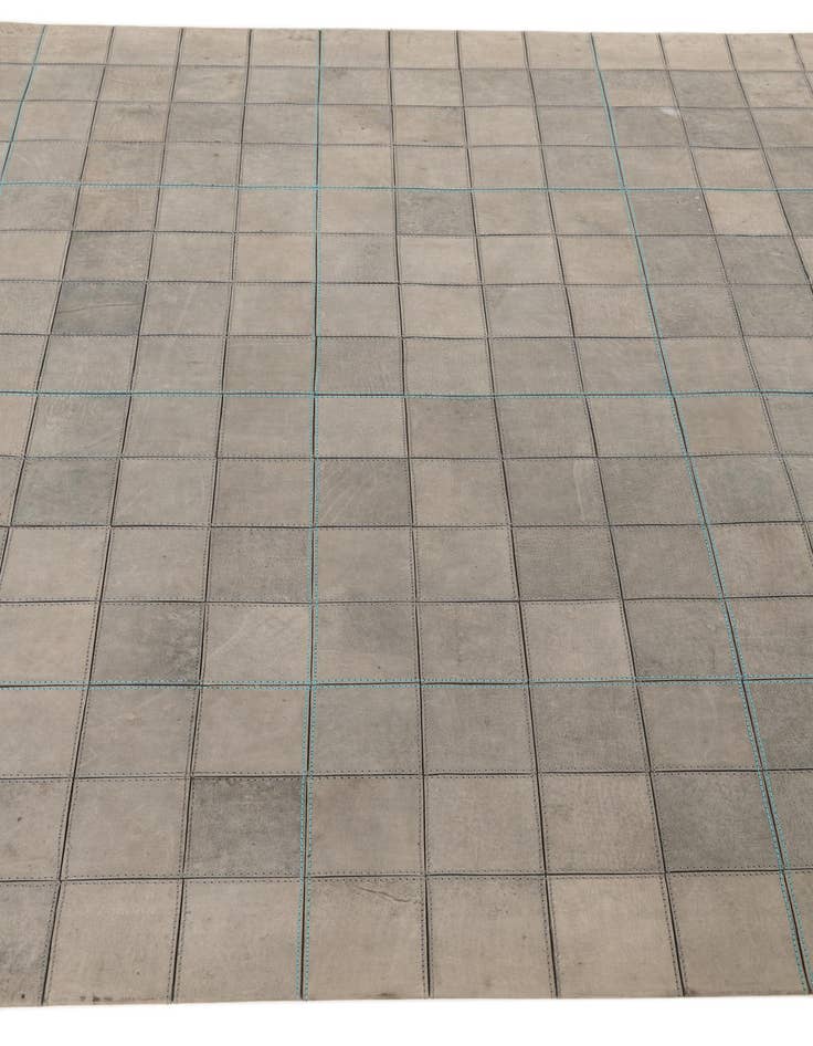 Detail image of 5' 1 x 7' 4 Cowhide Leather Rug