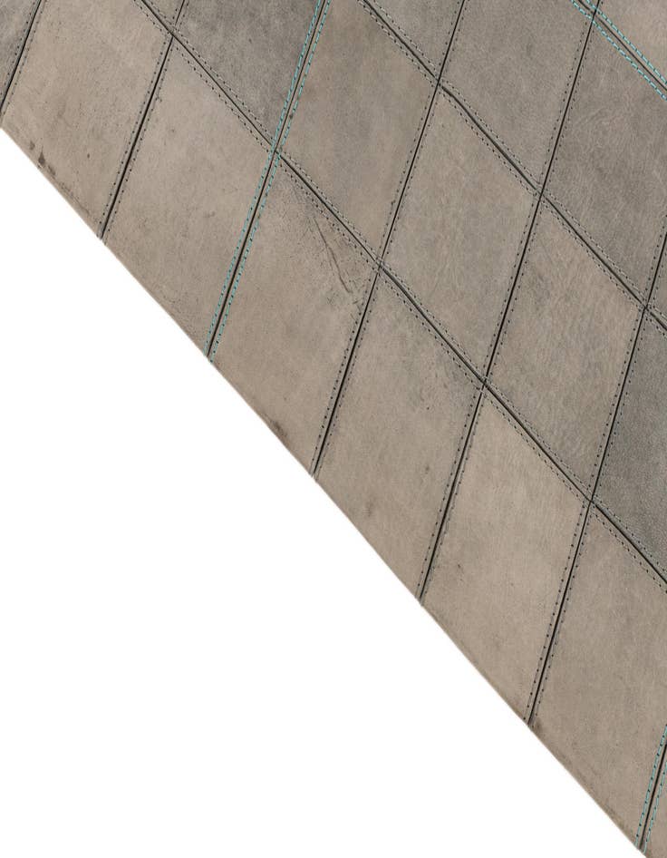 Detail image of 5' 1 x 7' 4 Cowhide Leather Rug