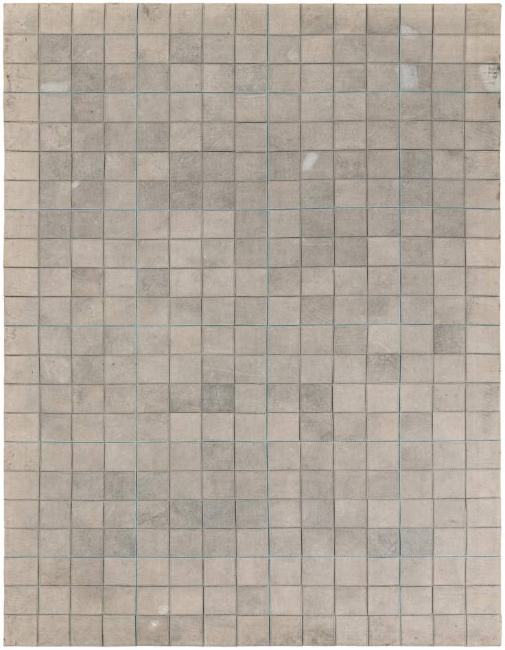 Detail image of 5' 1 x 7' 4 Cowhide Leather Rug