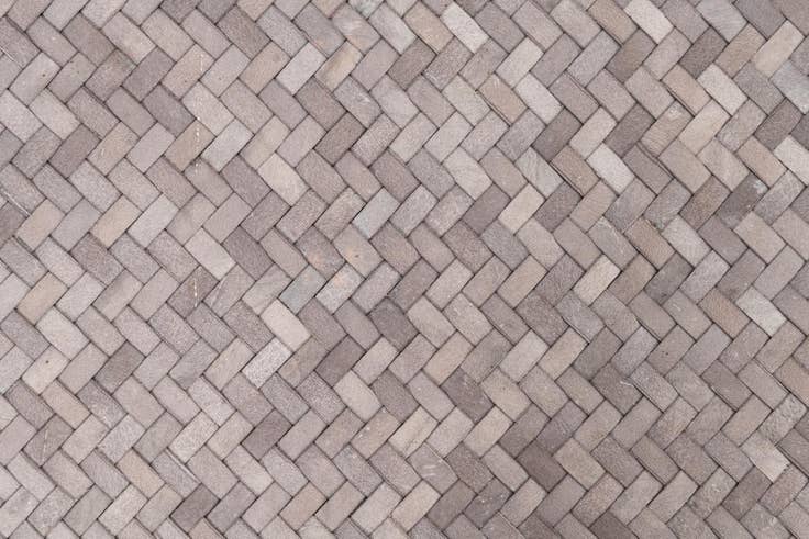 Detail image of 4' x 6' Cowhide Leather Rug