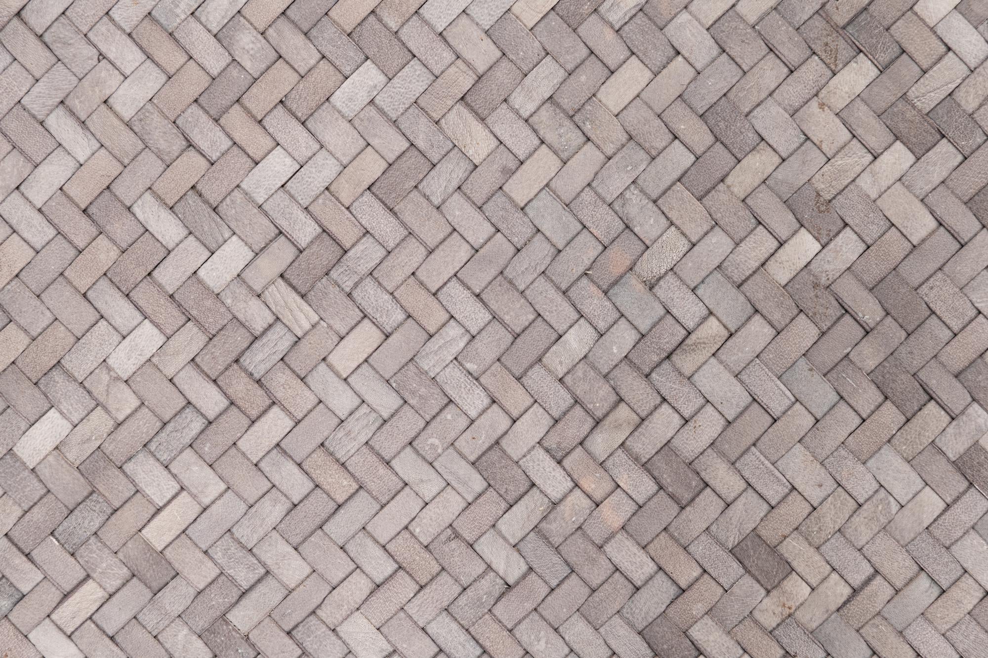 4' x 6' Cowhide Leather Rug