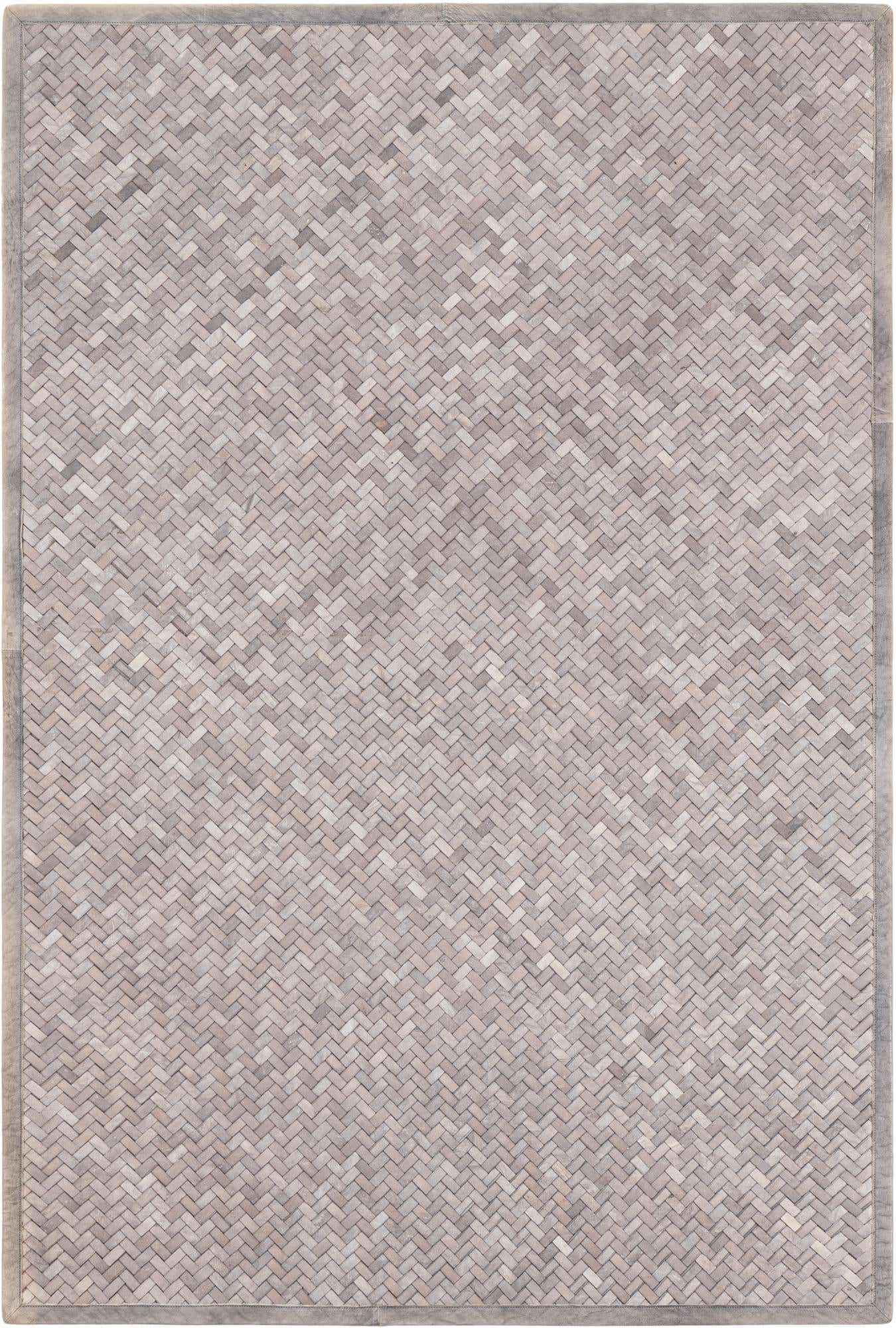 4' x 6' Cowhide Leather Rug
