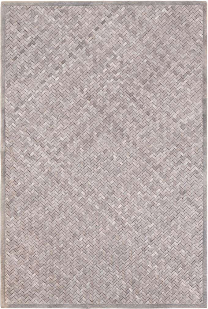 4' x 6' Cowhide Leather Rug