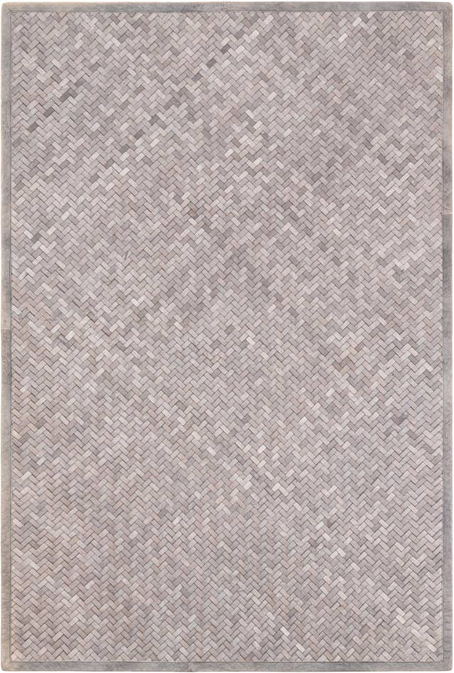 Detail image of 4' x 6' Cowhide Leather Rug