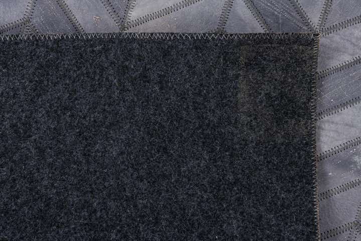 3' 8 x 5' 5 Cowhide Leather Rug