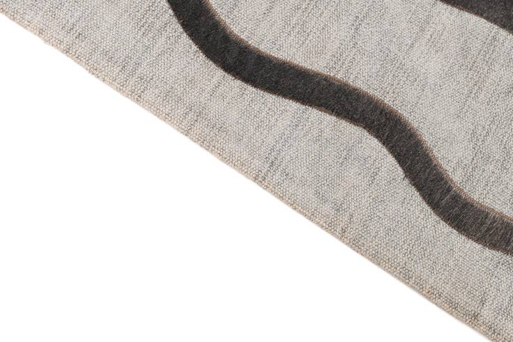 Detail image of 4' x 5' 7 Cowhide Leather Rug