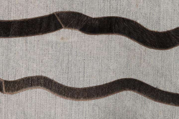 4' x 5' 7 Cowhide Leather Rug