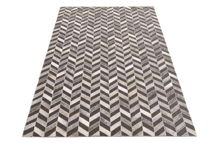 4' x 5' 5 Cowhide Leather Rug