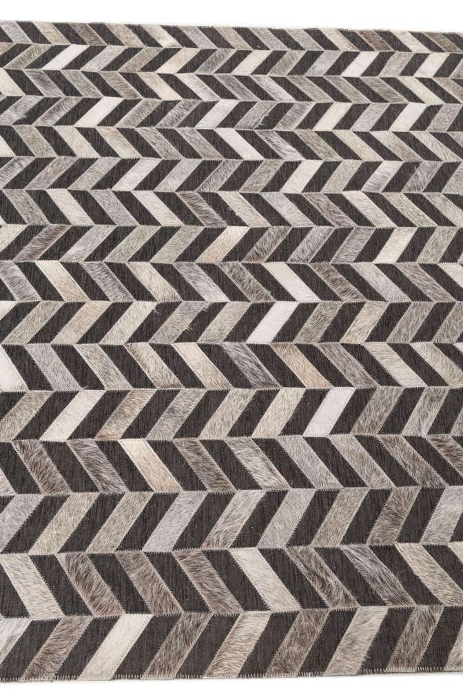 4' x 5' 5 Cowhide Leather Rug
