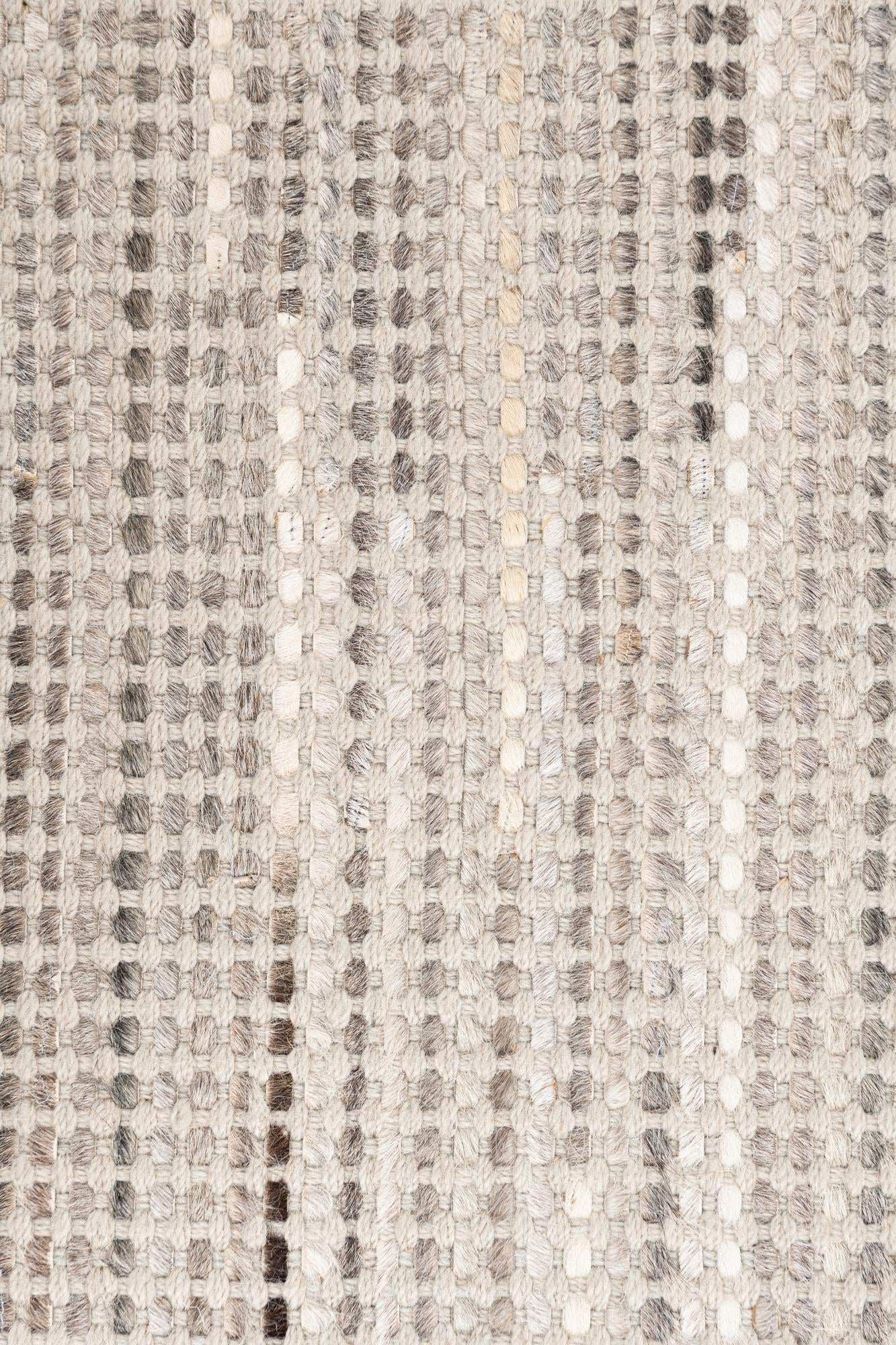 4' 2 x 6' 1 Cowhide Leather Rug