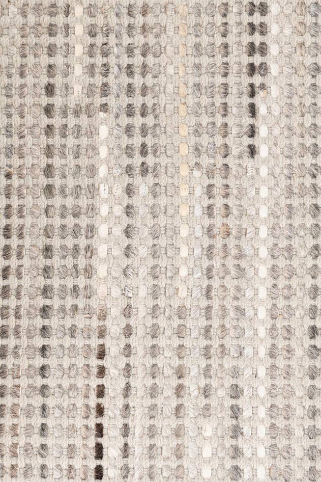 Detail image of 4' 2 x 6' 1 Cowhide Leather Rug