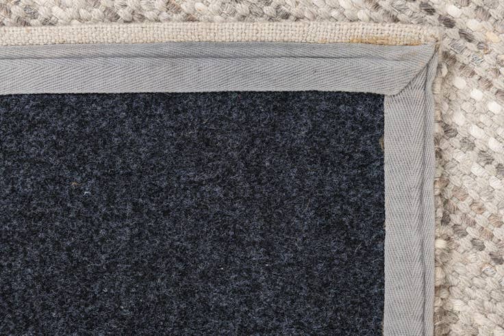 Detail image of 4' 2 x 6' 1 Cowhide Leather Rug