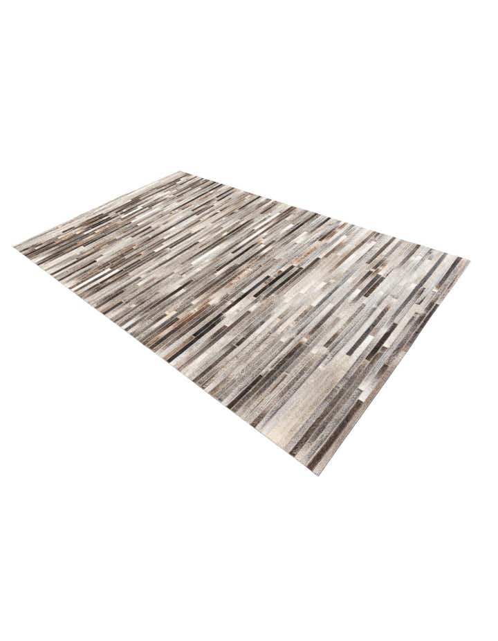 5' x 8' 2 Cowhide Leather Rug