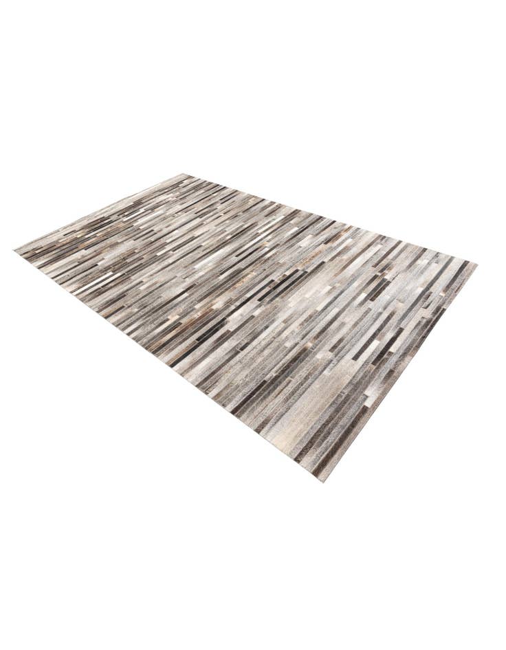 Detail image of 5' x 8' 2 Cowhide Leather Rug