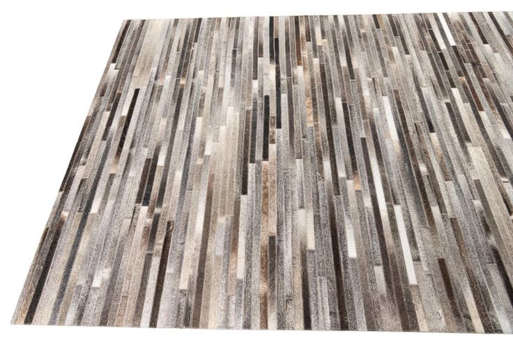 Detail image of 5' x 8' 2 Cowhide Leather Rug