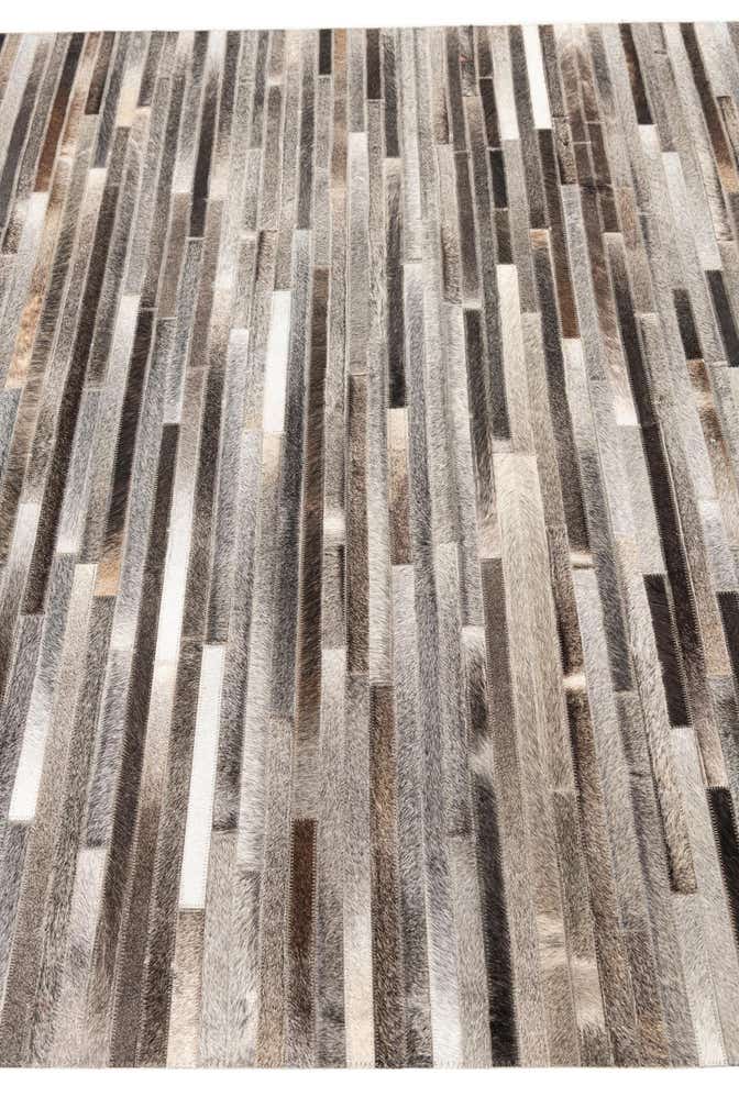 5' x 8' 2 Cowhide Leather Rug