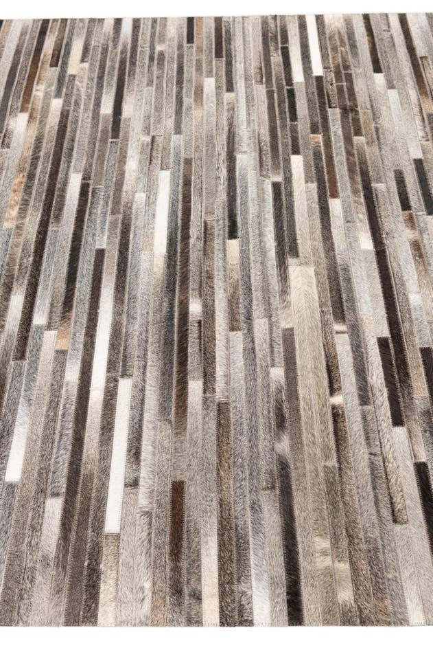 Detail image of 5' x 8' 2 Cowhide Leather Rug