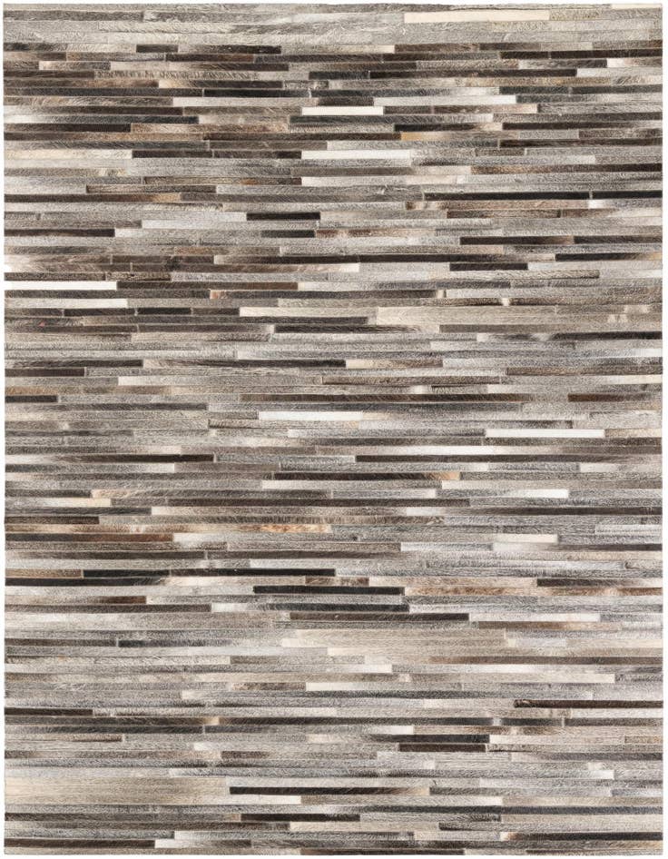 Detail image of 5' x 8' 2 Cowhide Leather Rug