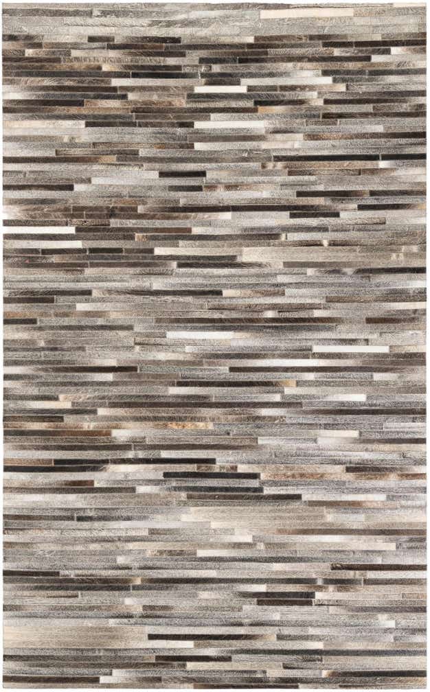 5' x 8' 2 Cowhide Leather Rug