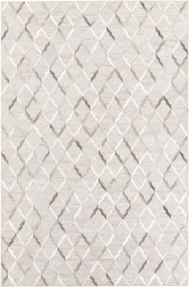 Detail image of 5' x 7' 8 Cowhide Leather Rug