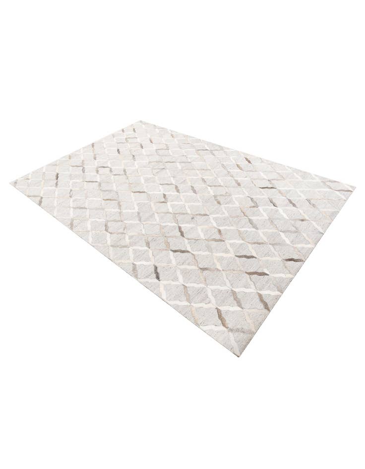 Detail image of 5' 1 x 7' 8 Cowhide Leather Rug