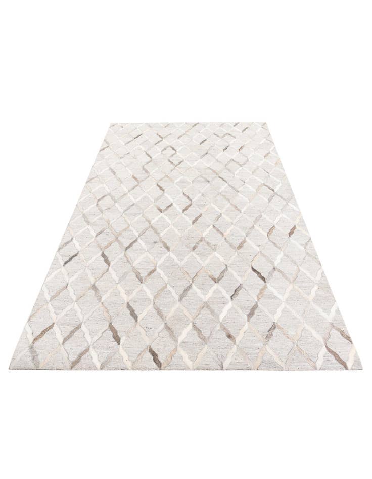 Detail image of 5' 1 x 7' 8 Cowhide Leather Rug
