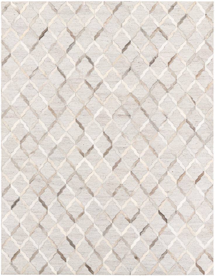 Detail image of 5' 1 x 7' 8 Cowhide Leather Rug