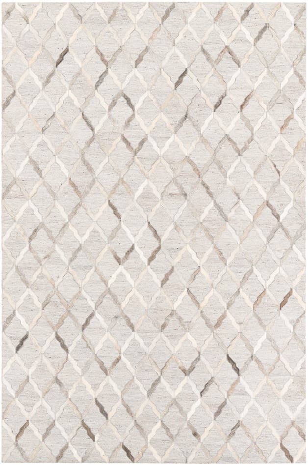 Detail image of 5' 1 x 7' 8 Cowhide Leather Rug
